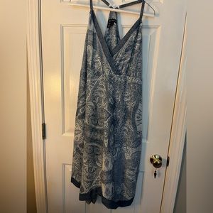 INC Denim paisley dress